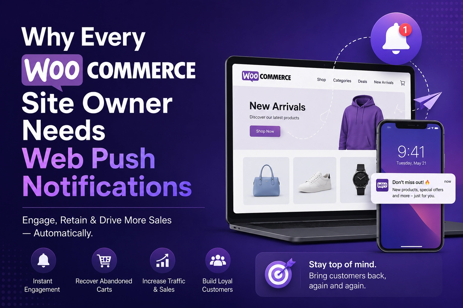 Why Every WooCommerce Site Owner Needs Web Push Notifications